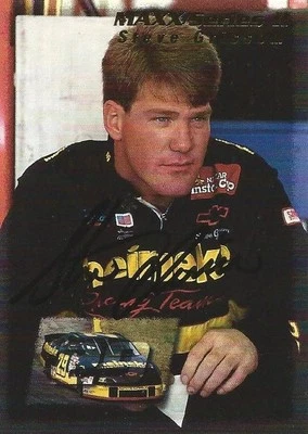 STEVE GRISSOM AUTOGRAPHED 1995 MAXX SERIES II RACING NASCAR PHOTO TRADING CARD - Image 1 of 2