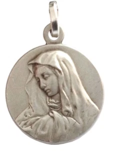MEDAGLIA DELLA SANTISSIMA TRINITA' IN ARGENTO MASSICCIO 925 - Imagen 1 de 1