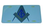 Free Masons Masonic License Plate 6 X 12 Inches New Alluminum Made In USA