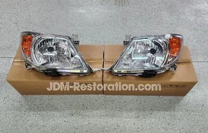 Headlights To Suit 05-08 Toyota Hilux Workmate SR SR5 LH + RH - Picture 1 of 4