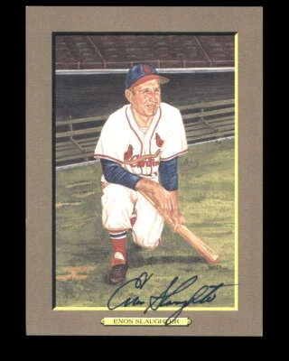 Enos Slaughter JSA Coa Signed Perez Steele Great Moments Autograph - Image 1 of 2