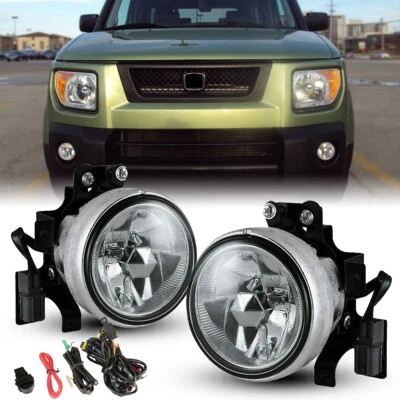 Luces antiniebla para Honda Element 2003-2006 lámpara de parachoques con interruptor de cableado lente transparente Foto 1 de 4