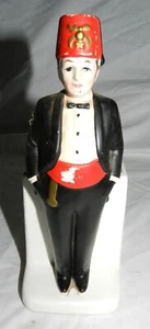 Vintage 1969 Samson Imports Co. Relpo Ceramic Planter - Shriner's Figure w/ Fez - Picture 1 of 5
