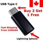 USB Type C Male to 8-Pin Female Adapter Converter For i Phone Android Cellphone