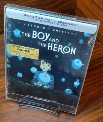 The Boy and the Heron 4K Steelbook (4K+Blu-ray)- PROTECTIVE SLEEVE-NEW-Free S&H - Image 1 of 4