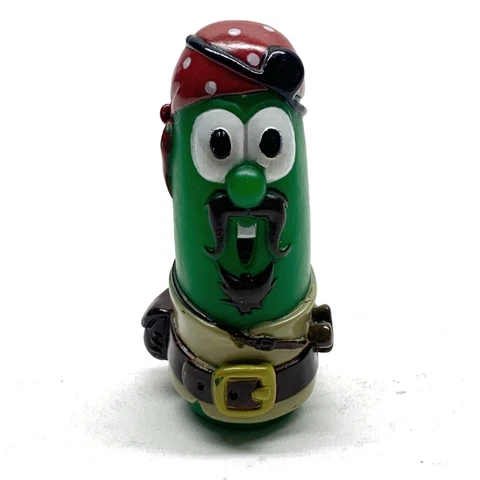 Veggie Tales Larry The Cucumber Figure Pirates Who Don't Do Anything Blue Box Cover