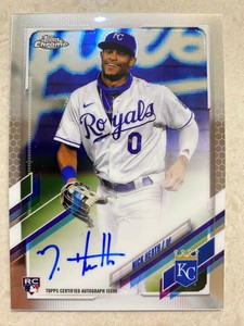 2021 Topps Chrome Nick Heath ROOKIE AUTO ROYALS RC #RA-NH