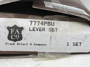 Frank Allart - Hebel Set 7774PBU Gold Finish 7" - Bild 1 von 7