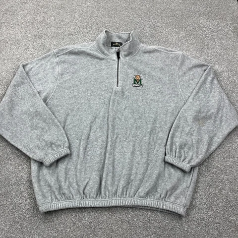 Marshall Thundering Herd Jacket Men XL Gray Fleevce Full Zip Sweater Adult * Cover
