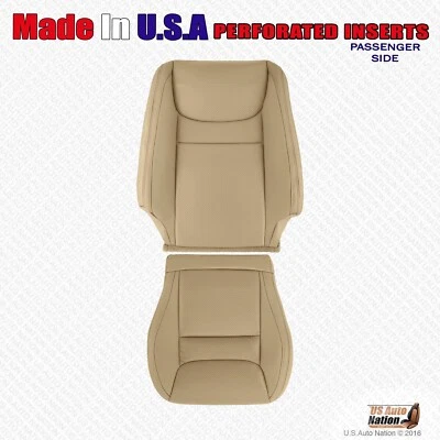 2001 2002 2003 Fits Toyota Highlander PASSENGER Bottom & Top Leather Cover Tan - Image 1 of 4