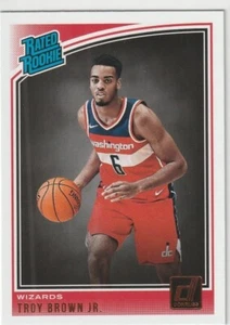 2018-19 Donruss #192 Troy Brown Jr. RR RC Washington Wizards Oregon Ducks - Picture 1 of 2