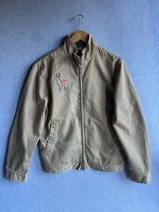 J Crew Harrington Full Zip Jacket Twill Cotton Llama Beige Small - Picture 1 of 12