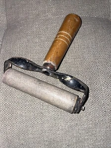 Rodillo para impresoras vintage de 4" - madera y acero - Imagen 1 de 5