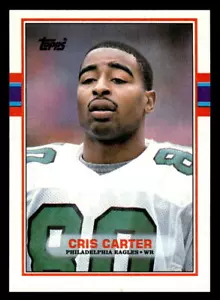 1989 Topps #121 Cris Carter HOF Rookie Card RC NM - Picture 1 of 2