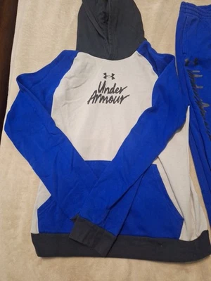 Under Armour Youth XL Jogger and Hoodie Set. - Image 1 of 2