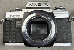 Cuerpo de cámara fotográfica Minolta X-370 35 mm SLR SIN LENTE (sin probar) - Imagen 1 de 15