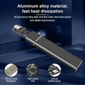USB Port Data Cable High Speed Data Transfer HDD Case High Speed Mobile - Afbeelding 1 van 6