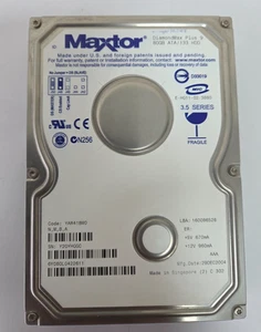 Maxtor DiamondMax Plus 9 80GB YAR41BW0 ATA/133 IDE HDD Hard Drive - Afbeelding 1 van 6