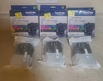 New Brother LC3033BK XXL Black Ink Cartridge Super-High-Yield 3000+ EXP 07/2025 - Image 1 of 4