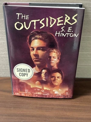 SE S.E. HINTON AUTO SIGNED “THE OUTSIDERS” BOOK with “Stay Gold!” Inscription!! - Image 1 of 4