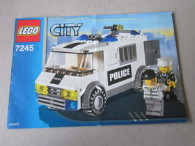 Lego City Building Instructions Instruction 7245 Police Car