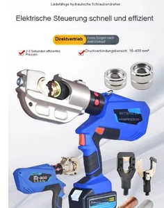 Electric Hydraulic Crimper EZ-300/400 Hydraulic Wire Crimping Tool for Cables - Picture 1 of 29