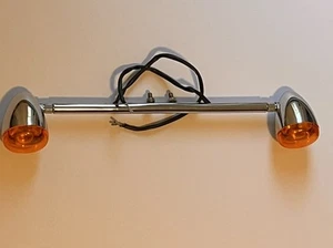 Harley Sportster XL 883 1200 Custom Hugger & Low Rear Turn Signal Light Lamp Bar - Bild 1 von 8