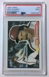 1988 Topps #88 Philadelphia Phillies Mike Schmidt PSA 9 - Picture 1 of 1