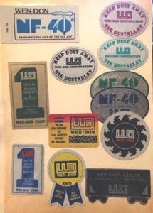 12 Wen Don VNTG Calcomanía Adhesiva Relacionada con Carbón Sombrero Caja de Herramientas Minero Parachoques - Imagen 1 de 10