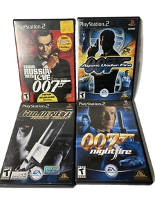 LOT of (4) James Bond 007 PS2 Playstation Game Lot All Russia Goldeneye - Picture 1 of 1