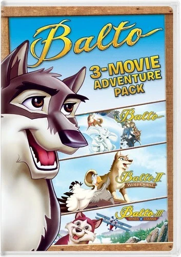 Balto 3-Movie Cartoon Adventure Pack: Balto 1 2 3 (DVD triple feature) perfect - Image 1 of 1
