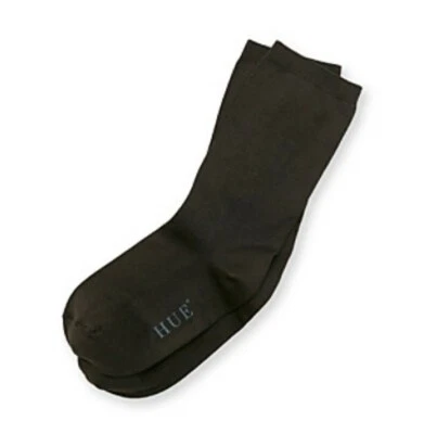 HUE 267024 Women's Bodysock Crew Socks Brown Size One Size - Image 1 of 2