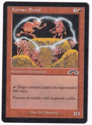 Furnace Brood Exodus #84 Magic The Gathering 1998 MTG Single - Image 1 of 2