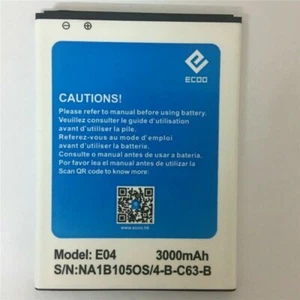 Batería Original E04 3000mAh 3.7V Para ECOO E04 / E04 Plus Bluboo X6 Garantía - Imagen 1 de 2