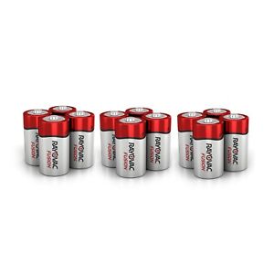Rayovac Fusion Premium C Size Alkaline Batteries 12 Pack Long Lasting C12
