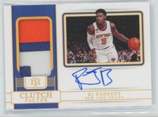 2022-23 National Treasures Prime Clutch Factor Auto RJ Barrett Worn Patch /25