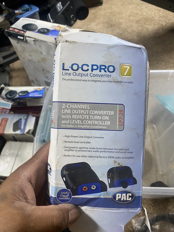 PAC LP7-2R LOC PRO 2-Channel Line Output Converter w/Remote Turn On & Controller - Image 1 of 2