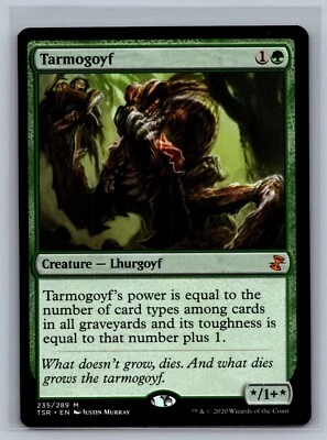 Magic The Gathering Time Spiral Remastered Tarmogoyf #235/289 MTG TCG CCG - Image 1 of 2