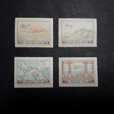 GRECIA 1926/ POSTA AEREA, SERIE C/TA DI 4 VALORI INTEGRI MNH**