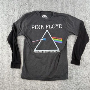 Camiseta negra Pink Floyd para hombre manga doble lado oscuro de la luna música talla S - Imagen 1 de 7