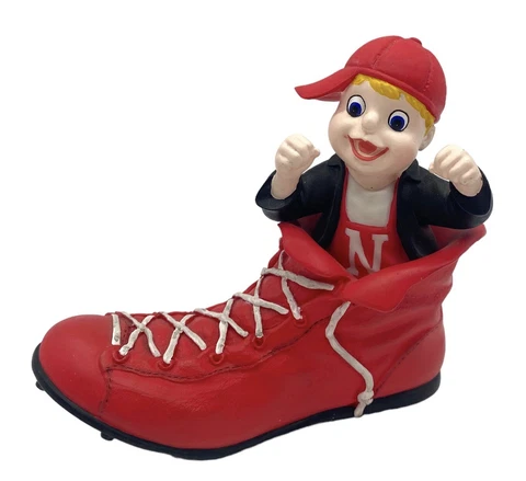 Nebraska Cornhuskers Mascot Lil Red in Cleat by Ridgewood Collectibles-NIB Cover