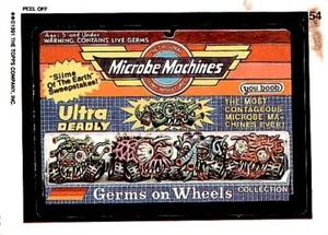 1991 Topps Wacky Packages Sticker Microbe Machines 54 - Picture 1 of 2