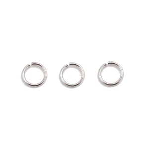 304 Stainless Steel Jump Rings 4mm 6mm 8mm 10mm 12mm 14mm 15mm 16mm Sold Per Bag - Picture 1 of 4
