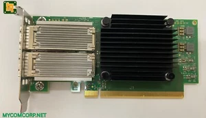 Dell Mellanox CX516A ConnectX-5 Dual Port 100Gb QSFP Network Adapter 09FTMY LOW - Picture 1 of 4