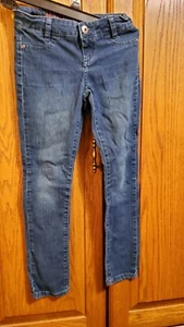 Mudd Jegging Jeans Girls 7 Adjustable Waist 23.5 In Inseam  (B15) - Picture 1 of 5