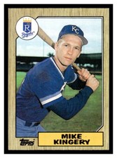 1987 Topps #203 Mike Kingery - Kansas City Royals RC