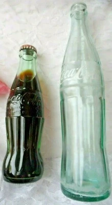 Coca Cola Coleccionable - 2 BOTELLAS - VACÍAS 16 OZ., COMPLETO 8 OZ STATEN ISLAND, NY Foto 1 de 3