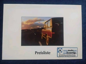 Range Rover Preisliste 1.1988 - Picture 1 of 2