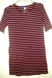 Vestido de punto para damas talla XL disponible. Vino y oliva - Imagen 1 de 8