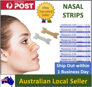 Nasal Strip Anti Snoring Snore Better Breathe Breath Right Sleeping Aids OZ - Picture 1 of 12